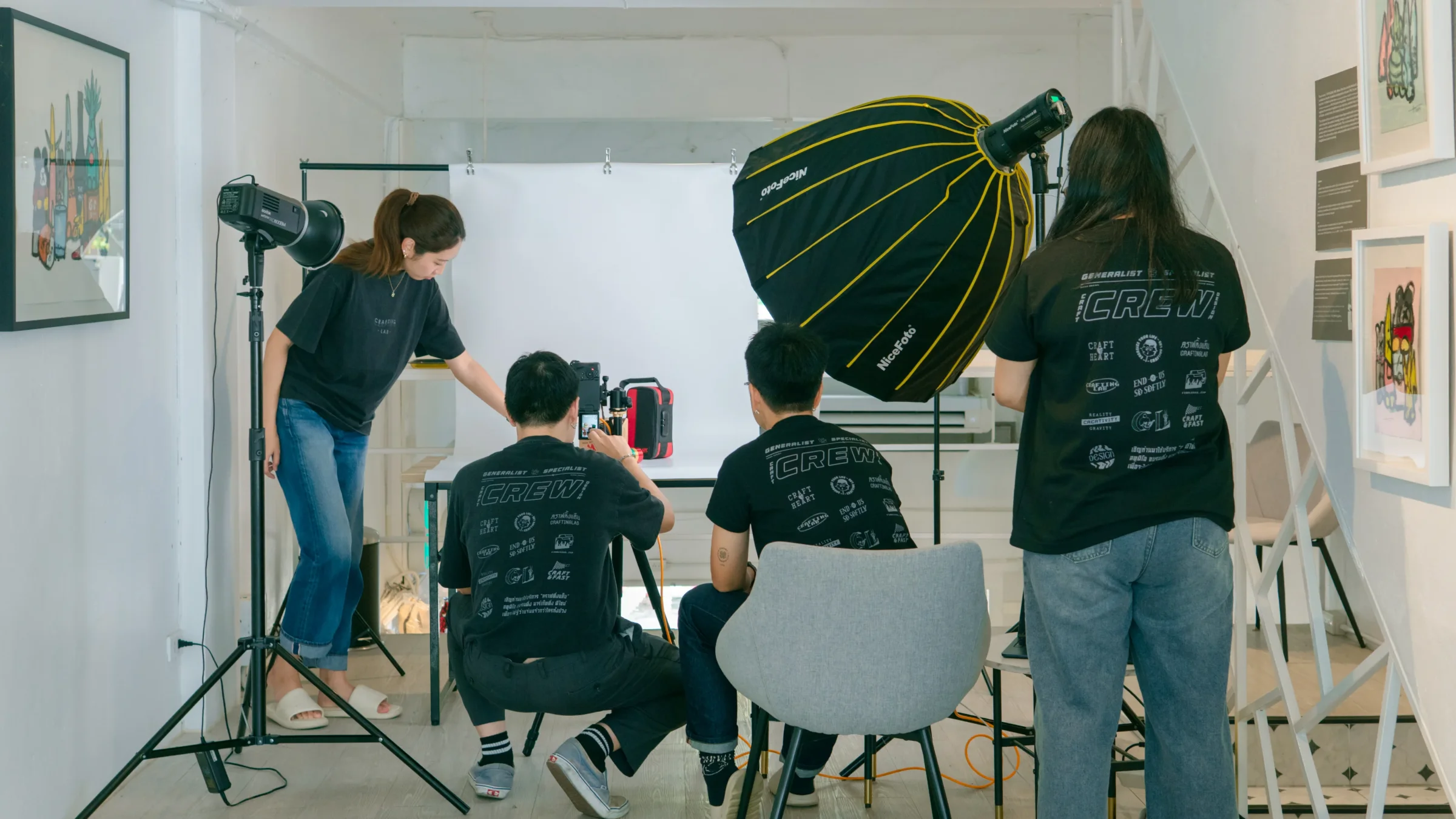 Crafting Lab crew